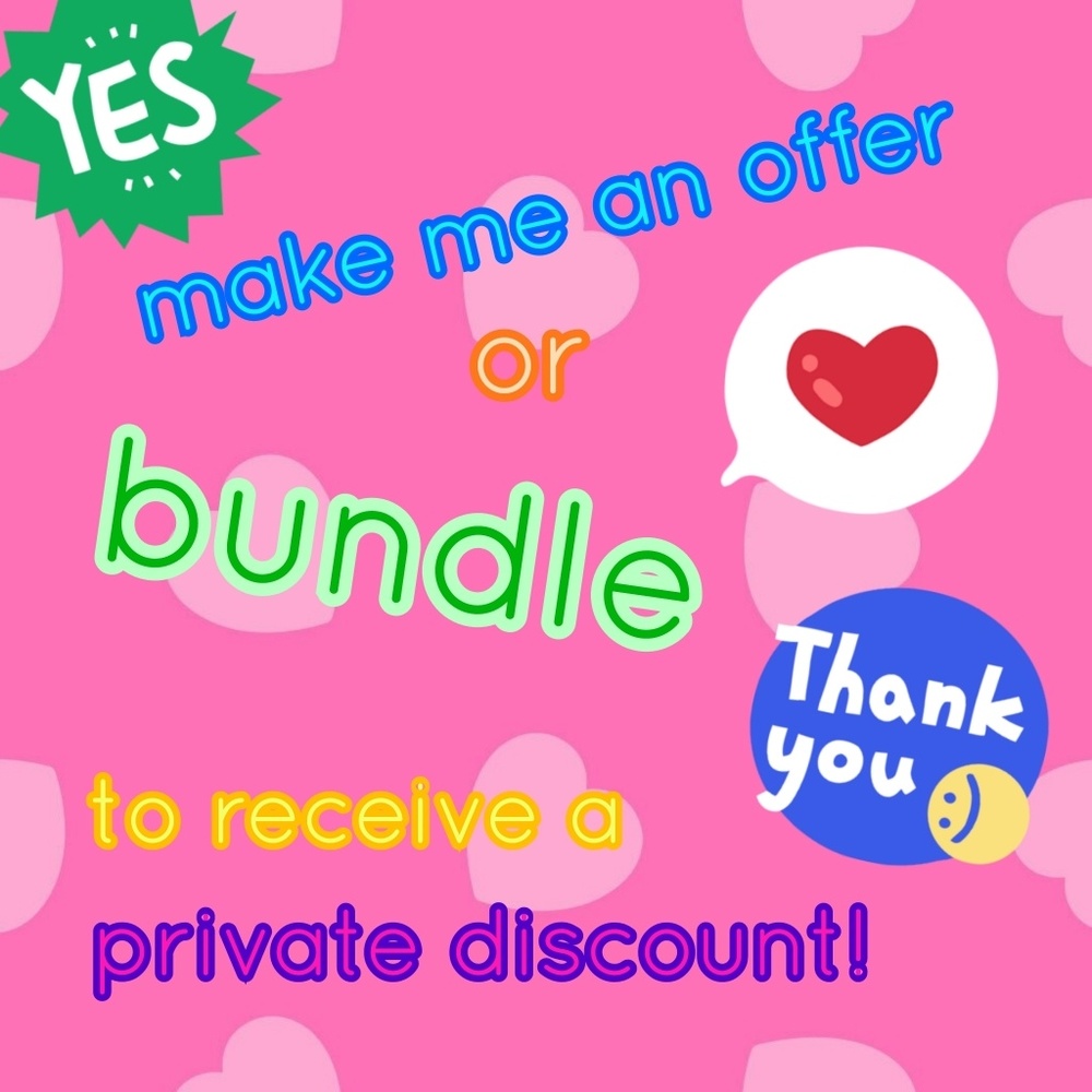 💕 offer or bundle 💕